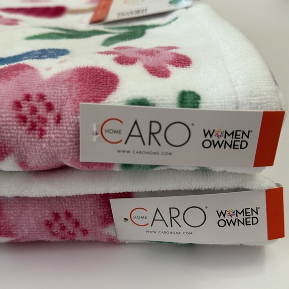 9pc CARO HOME Mushroom Print 100% Cotton Bath Towel Set - Multi - Picture 9 of 9